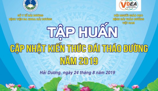 Thông báo tổ chức Tập huấn cập nhật bệnh đái tháo đường 2019 tại Hải Dương