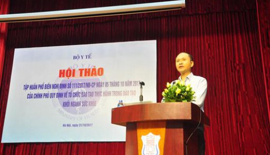 Tổ chức đào tạo thực hành trong khối ngành Sức khỏe